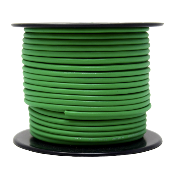 10 AWG DC Cable Green Carisol-10 AWG-DC-Green - per ft.